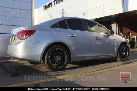 17x7.0 Lenso Type-M - MBJ on HOLDEN CRUZE