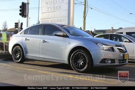 17x7.0 Lenso Type-M - MBJ on HOLDEN CRUZE