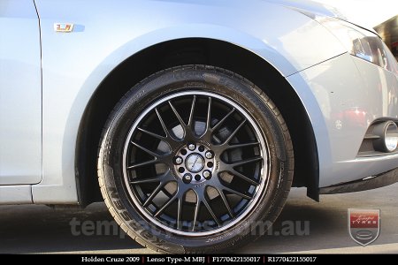 17x7.0 Lenso Type-M - MBJ on HOLDEN CRUZE