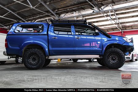 16x8.5 Lenso Max-Monster MBWA on TOYOTA HILUX