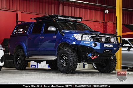 16x8.5 Lenso Max-Monster MBWA on TOYOTA HILUX