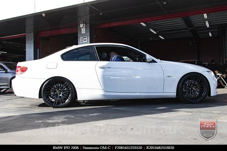 20x8.5 20x10 Simmons OM-C FB on BMW E92