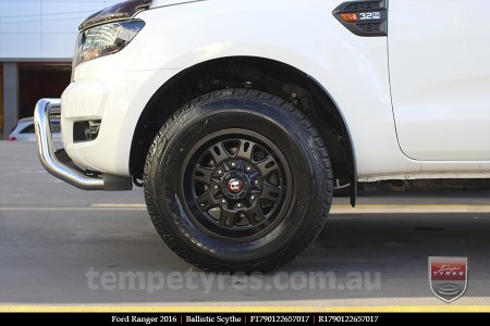 17x9.0 Ballistic Scythe on FORD RANGER