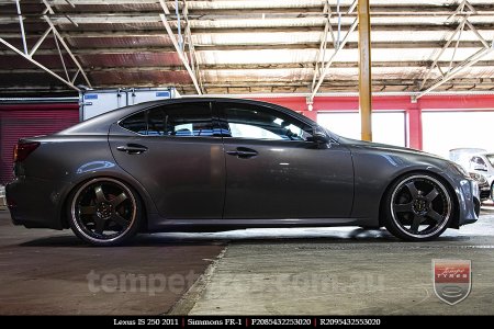 20x8.5 20x9.5 Simmons FR-1 Hyper Dark on LEXUS IS