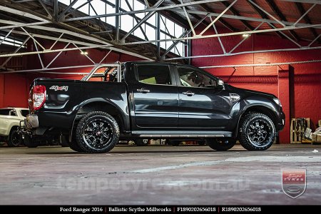 18x9.0 Ballistic Scythe Millworks on FORD RANGER