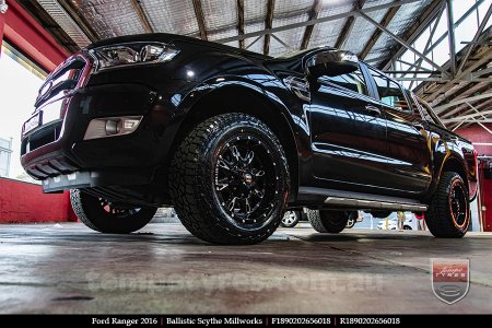 18x9.0 Ballistic Scythe Millworks on FORD RANGER