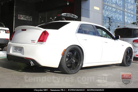 22x8.5 22x9.5 Simmons FR-1 Full Gloss Black on CHRYSLER SRT