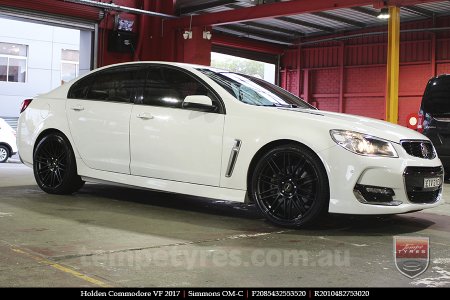20x8.5 20x10 Simmons OM-C FB on HOLDEN COMMODORE VF