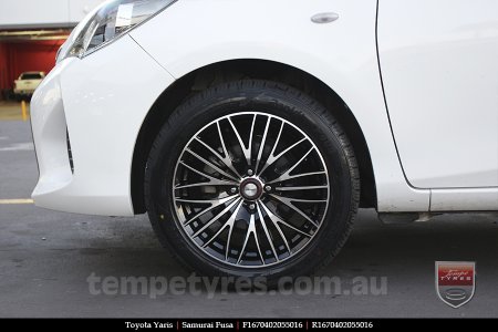 16x7.0 Samurai Fusa on TOYOTA YARIS