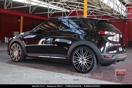 20x8.5 20x10 Simmons OM-C BM on MAZDA CX3