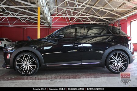 20x8.5 20x10 Simmons OM-C BM on MAZDA CX3