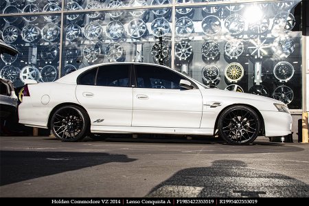 19x8.5 19x9.5 Lenso Conquista A CQA MK  on HOLDEN COMMODORE VZ