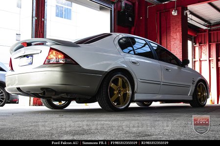 19x8.5 19x9.5 Simmons FR-1 Gold on FORD FALCON