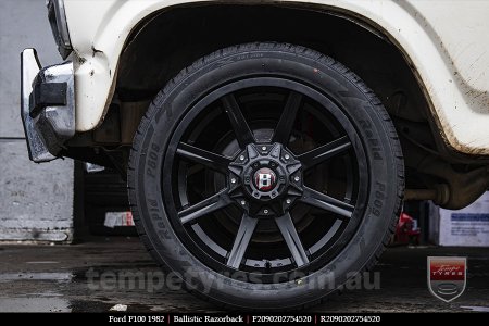 20x9.0 Ballistic Razorback on FORD F100