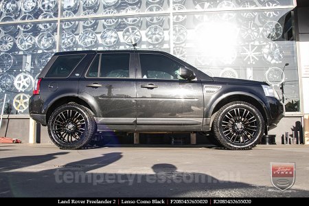 20x8.5 Lenso Como Black on LAND ROVER FREELANDER