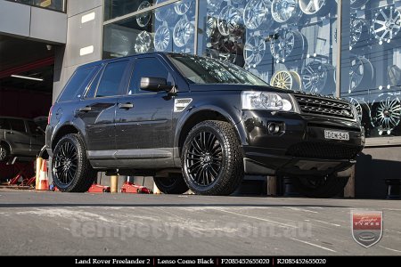 20x8.5 Lenso Como Black on LAND ROVER FREELANDER