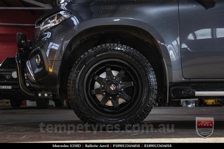 18x9.0 Ballistic Anvil on MERCEDES X-Class