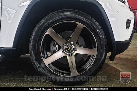 20x8.5 20x10 Simmons FR-C Copper Tint NCT on JEEP GRAND CHEROKEE