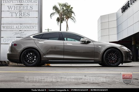 19x8.5 19x9.5 Lenso Conquista A CQA MK  on TESLA MODEL S