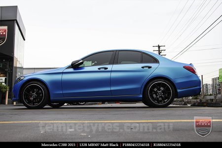 18x8.0 1328 MB507 Matt Black on MERCEDES C-Class