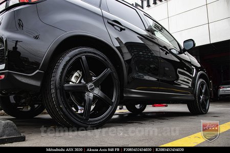 20x8.5 Akuza Axis 848 FB on MITSUBISHI ASX