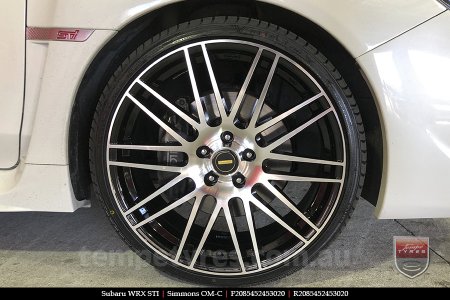 20x8.5 20x10 Simmons OM-C BM on SUBARU WRX