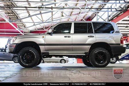 17x9.0 Simmons MAX T12 MK on TOYOTA LANDCRUISER