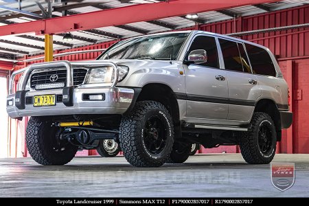 17x9.0 Simmons MAX T12 MK on TOYOTA LANDCRUISER