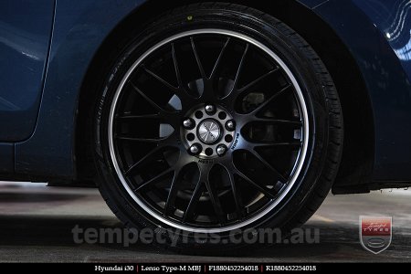 18x8.0 Lenso Type-M MBJ on HYUNDAI i30