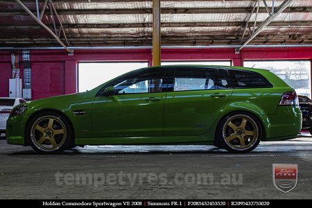 20x8.5 20x9.5 Simmons FR-1 Gold on HOLDEN COMMODORE SPORTWAGON VE
