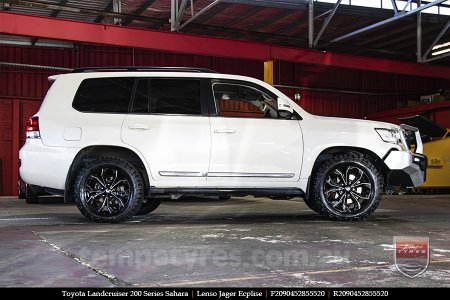 20x9.0 Lenso Jager Eclipse on TOYOTA LANDCRUISER 200 SERIES