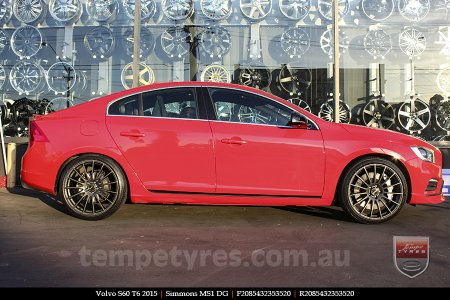 20x8.5 20x10 Simmons MS1 DG on VOLVO S60