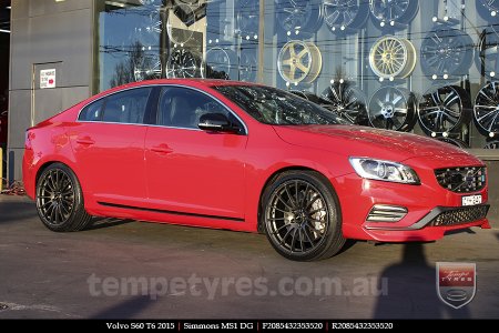 20x8.5 20x10 Simmons MS1 DG on VOLVO S60