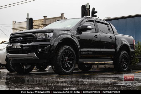 20x9.0 Simmons MAX X11 MBW on FORD RANGER WILDTRAK