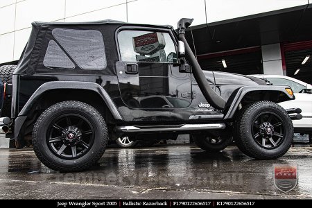 17x9.0 Ballistic Razorback on JEEP WRANGLER