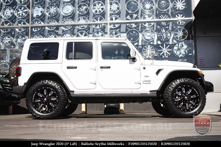 20x9.0 Ballistic Scythe Millworks on JEEP WRANGLER