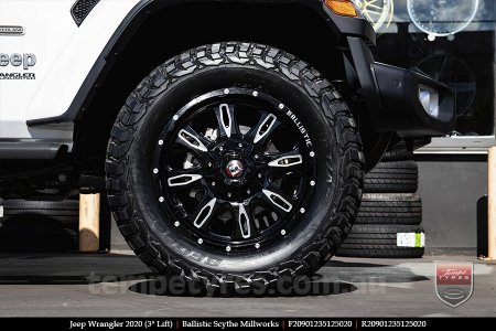 20x9.0 Ballistic Scythe Millworks on JEEP WRANGLER