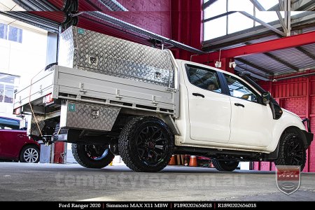 18x9.0 Simmons MAX X11 MBW on FORD RANGER 