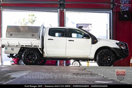 18x9.0 Simmons MAX X11 MBW on FORD RANGER 