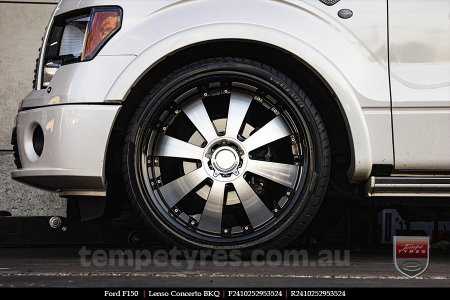 24x10 Lenso Concerto - BKQ on FORD F150 