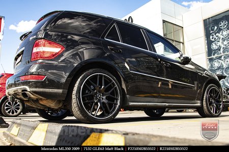 22x10 7132 GLE63 Matt Black on MERCEDES ML-Class