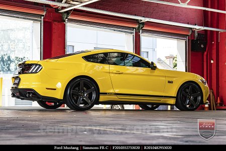 20x8.5 20x10 Simmons FR-C Hyper Dark NCT on FORD MUSTANG