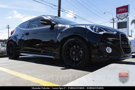 18x8.5 Lenso Spec F MB on HYUNDAI VELOSTER