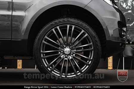 22x9.5 Lenso Como Shadow on RANGE ROVER SPORT