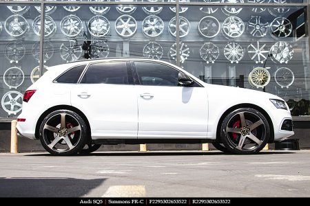 22x9.5 Simmons FR-C Copper Tint NCT on AUDI SQ5