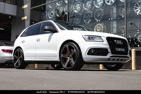 22x9.5 Simmons FR-C Copper Tint NCT on AUDI SQ5