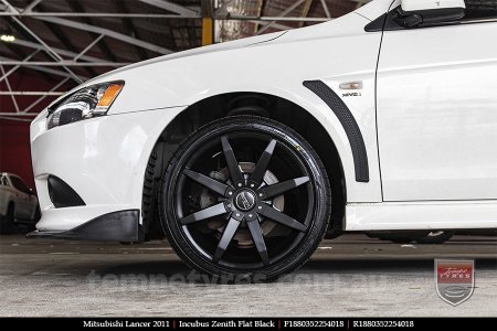 18x8.0 Incubus Zenith - FB on MITSUBISHI LANCER