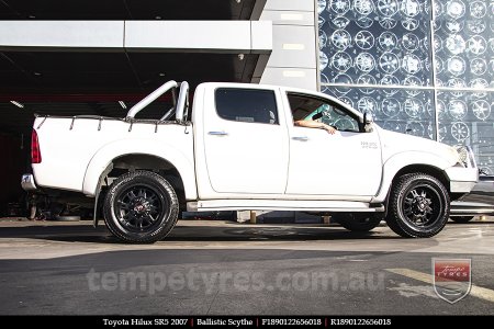 18x9.0 Ballistic Scythe on TOYOTA HILUX SR5