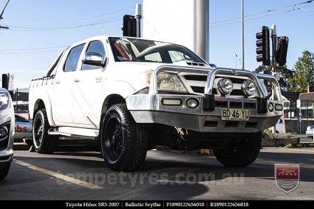 18x9.0 Ballistic Scythe on TOYOTA HILUX SR5