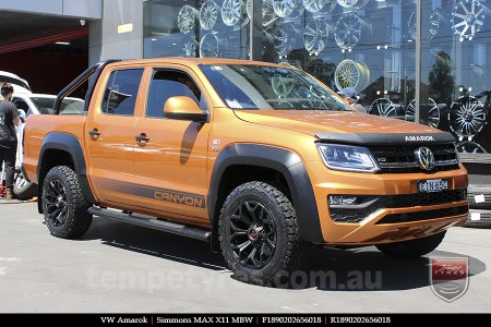 18x9.0 Simmons MAX X11 MBW on VW AMAROK